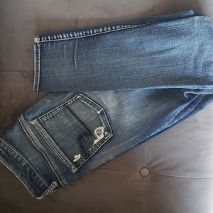 Distressed AE Jeggings